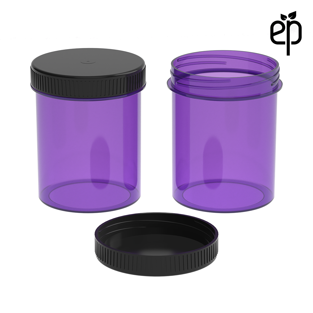 PP-5313 Small Threaded Screw Top Vials and Caps - 2500 Quantity