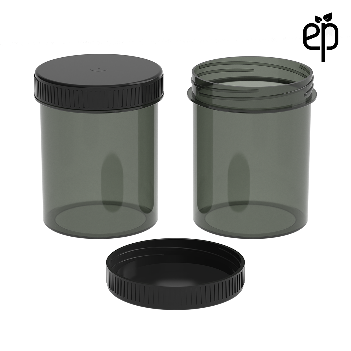 PP-5313 Small Threaded Screw Top Vials and Caps - 2500 Quantity