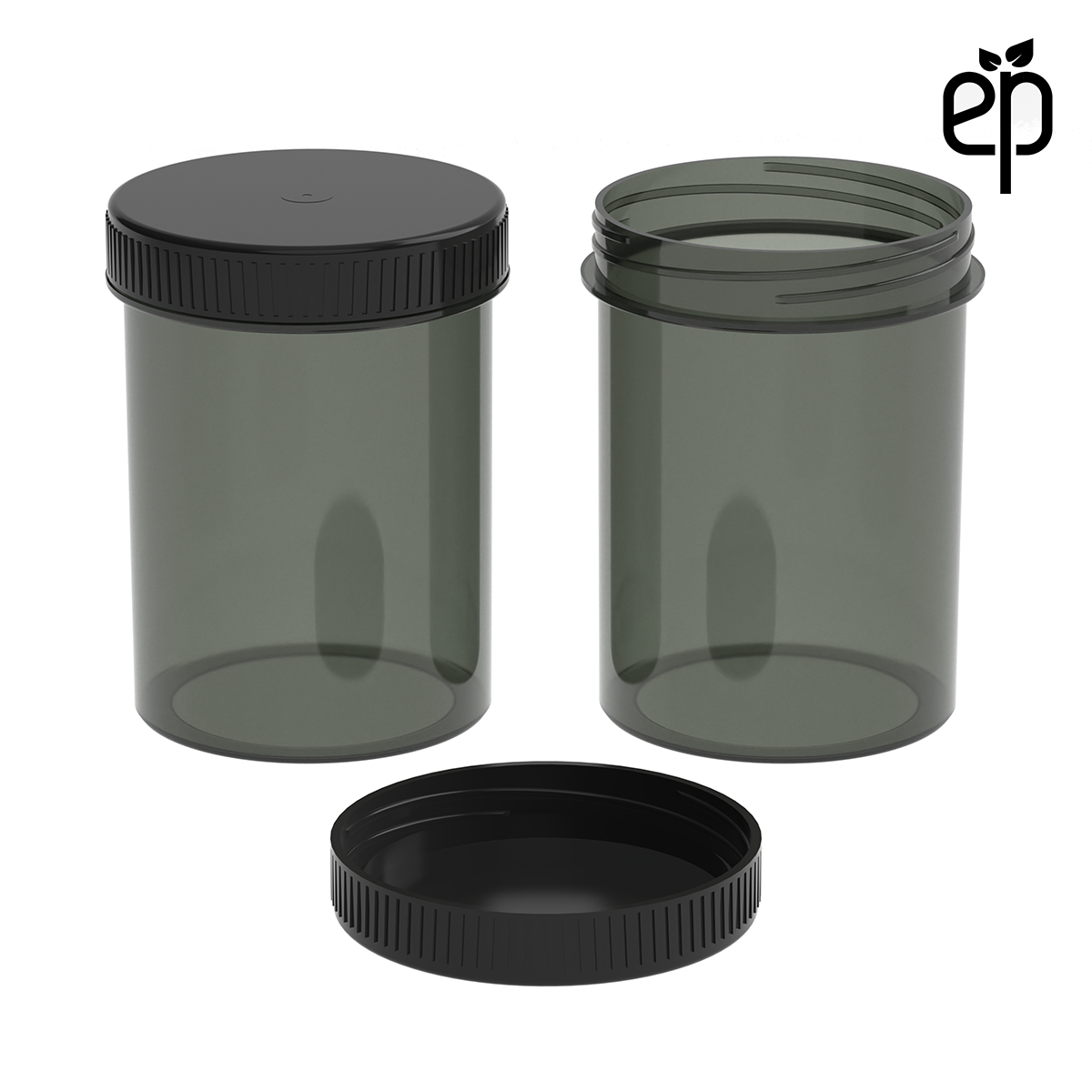 PP-5314 Small Threaded Screw Top Vials and Caps - 2500 Quantity