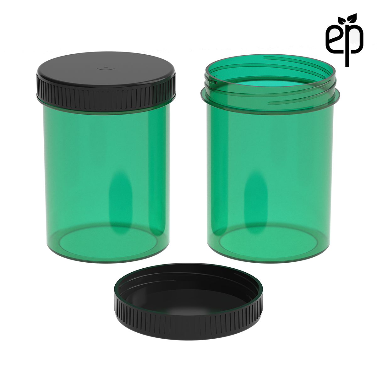 PP-5314 Small Threaded Screw Top Vials and Caps - 2500 Quantity