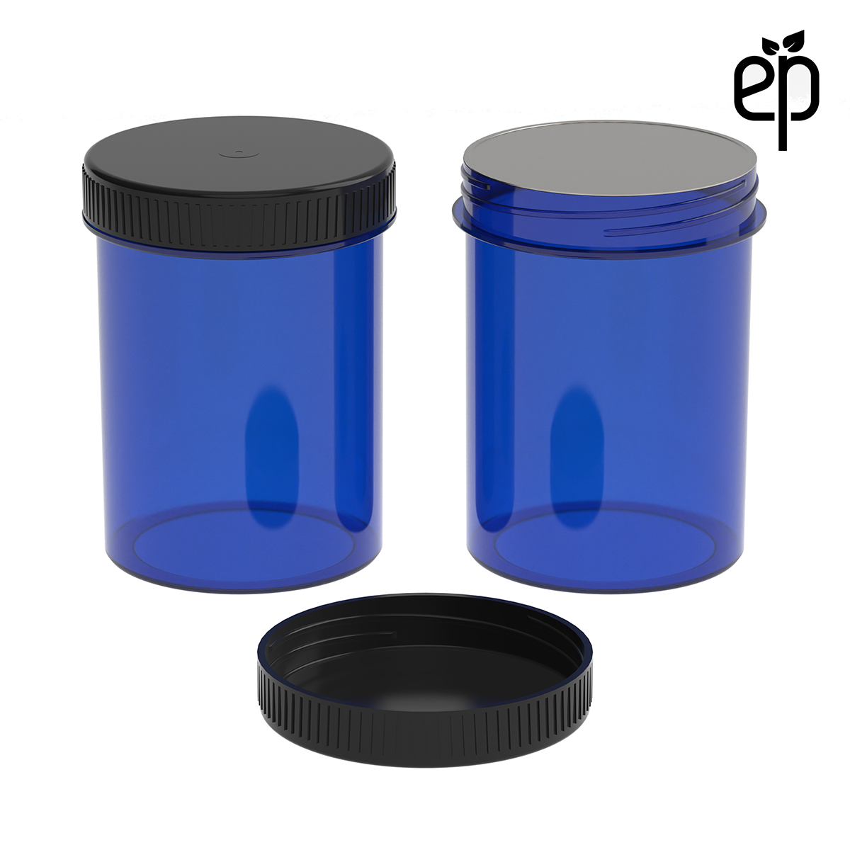 PP-5314 Small Threaded Screw Top Vials and Caps - 2500 Quantity