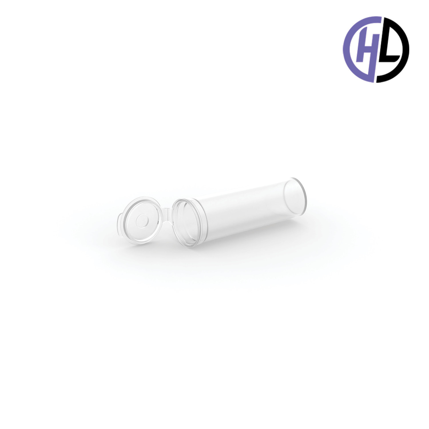 Hinged-Lid Containers – 2534 – Flip Top Vials – 25mm Diameter