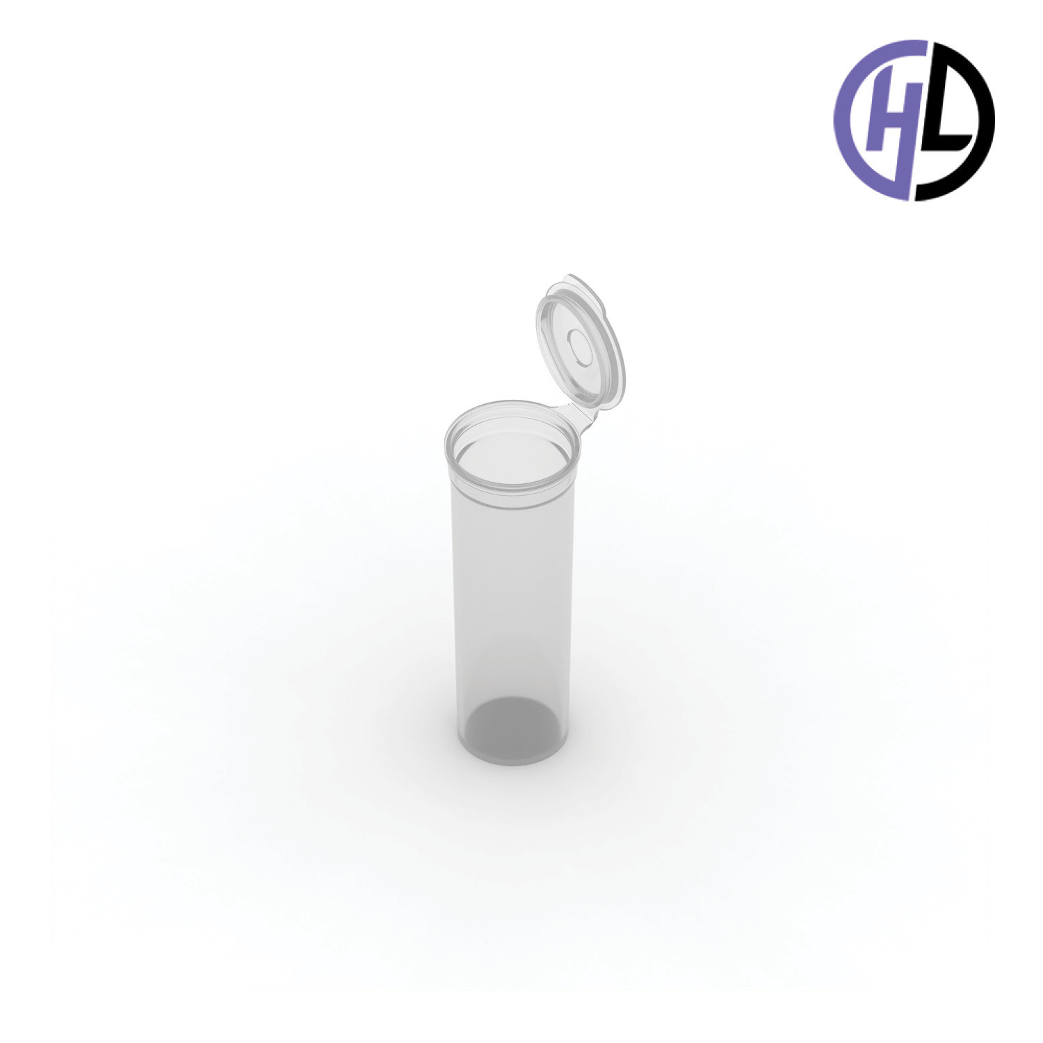 Hinged-Lid Containers – 2534 – Flip Top Vials – 25mm Diameter