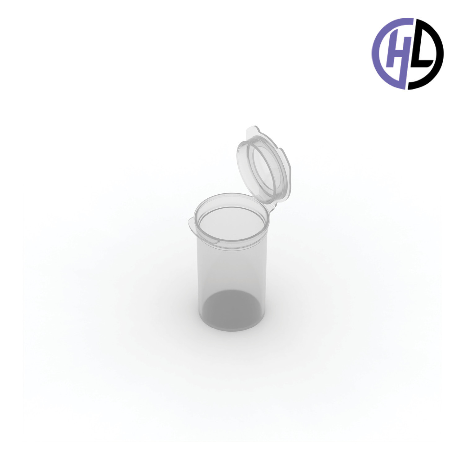 Hinged-Lid Containers – 3131 – Flip Top Vials – 31mm Diameter