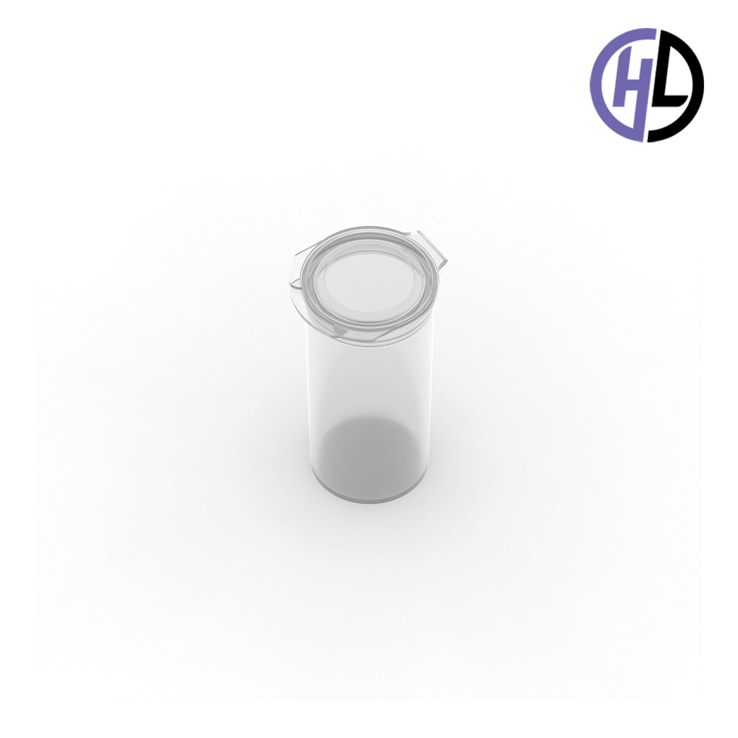 Hinged-Lid Containers – 3133 – Flip Top Vials – 31mm Diameter