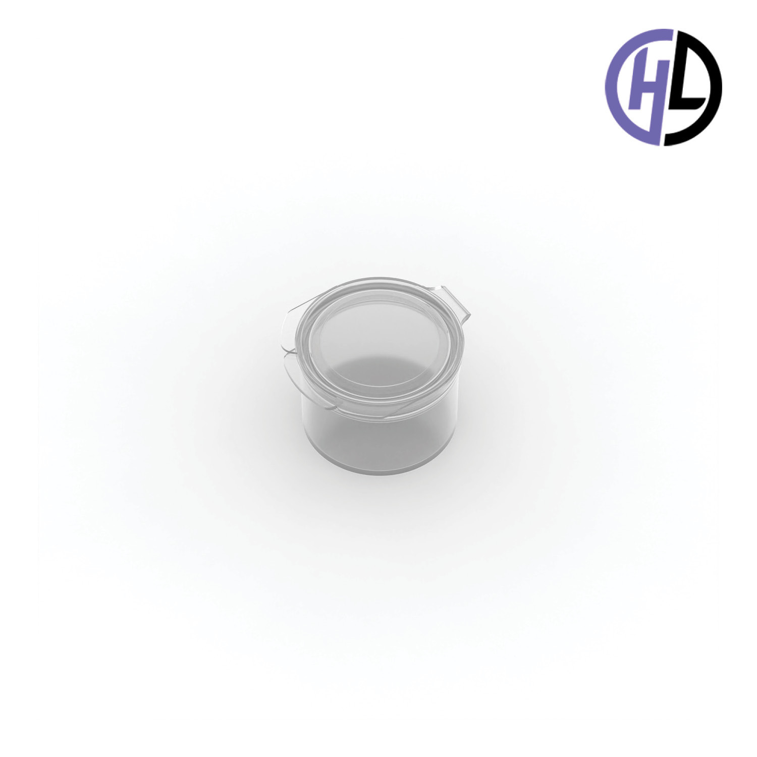 Hinged-Lid Containers – 3624 – Flip Top Vials – 37mm Diameter