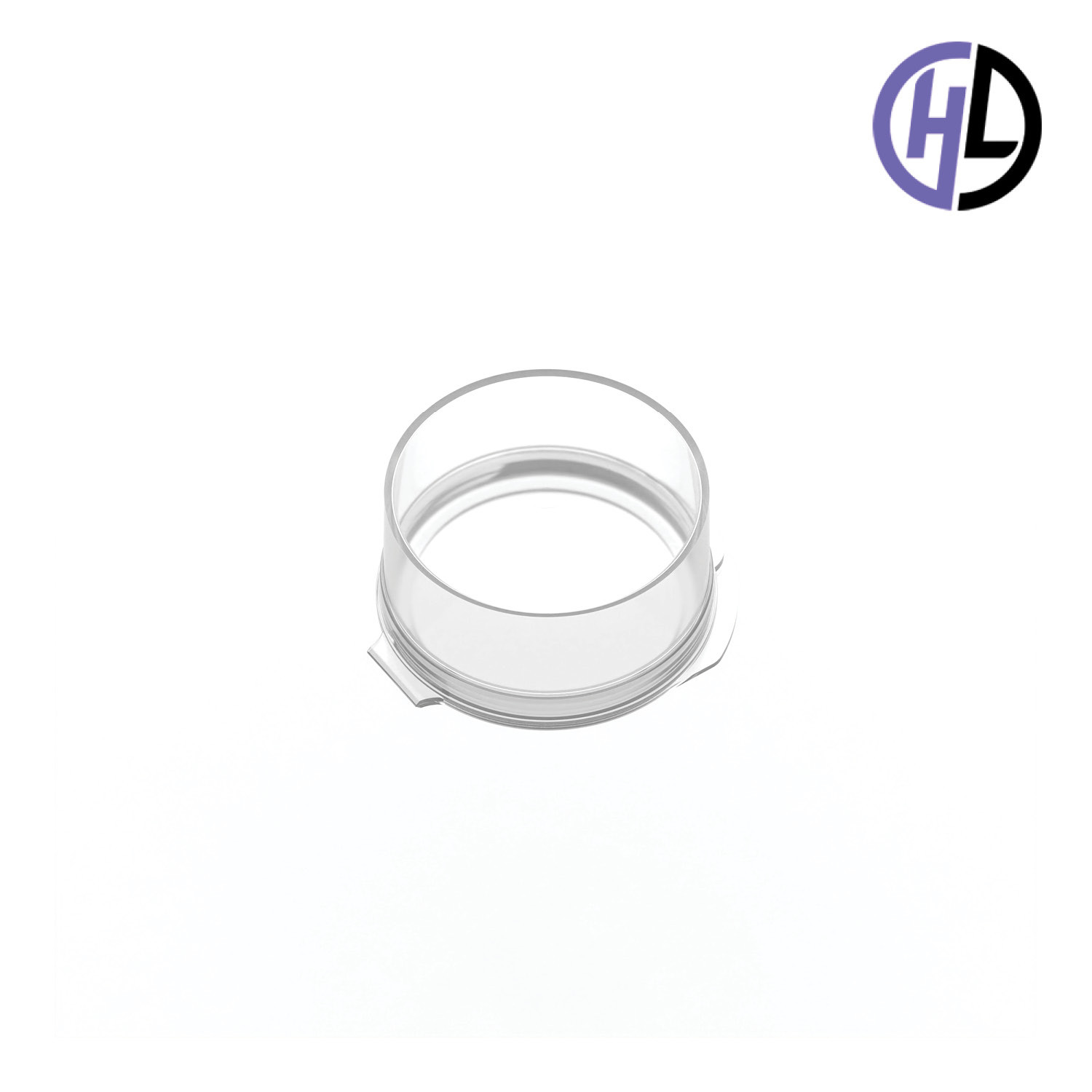 Hinged-Lid Containers – 5124 – Flip Top Vials – 53mm Diameter