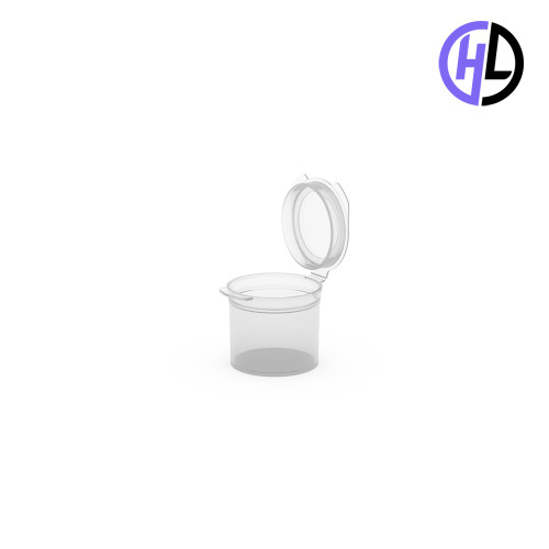 Hinged-Lid Containers – 3626 – Flip Top Vials – 37mm Diameter