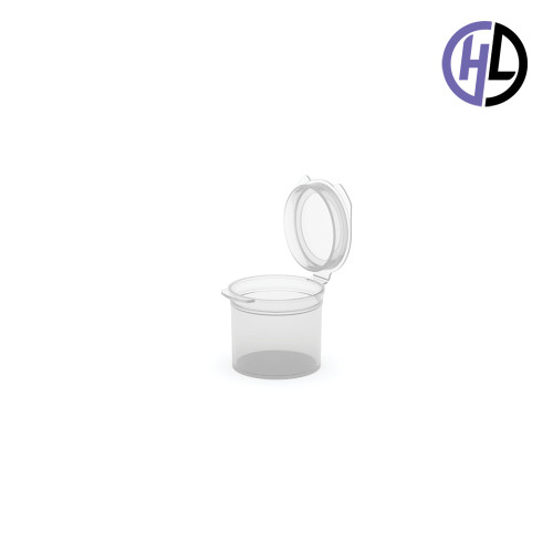 Hinged-Lid Containers – 3626 – Flip Top Vials – 37mm Diameter