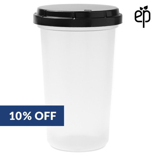 15oz (120 Dram) Child Resistant Container - 510 Qty. - Clear