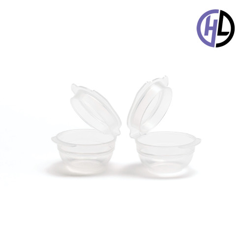 Hinged-Lid Cosmetic Sample Containers – 31mm Diameter – 1000 Qty.