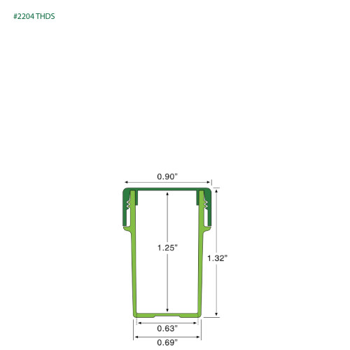 PP-2204 Small Threaded Screw Top Vials and Caps - 2500 Quantity