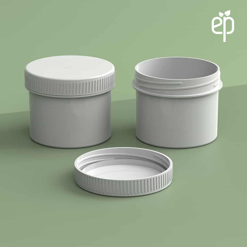 EP-5306 BioMax™ Plant-Based Screw Top Jar – Sustainable Container and Cap - 2500 Quantity