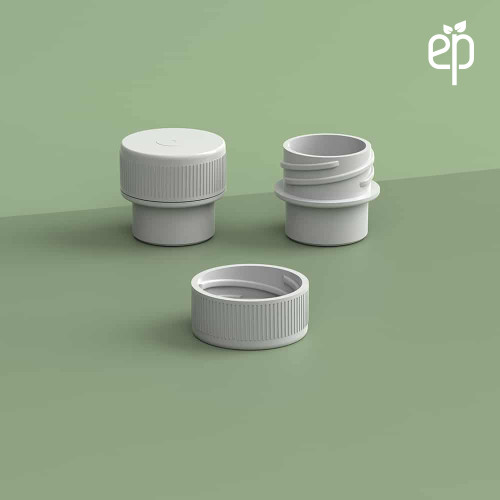EP-2201 Plant-Based Screw Top Jar – Sustainable Container and Cap - 2500 Quantity