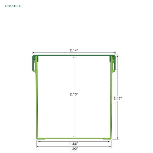 EP-5310 Plant-Based Screw Top Jar – Sustainable Container and Cap - 2500 Quantity