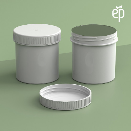 EP-5310 Plant-Based Screw Top Jar – Sustainable Container and Cap - 2500 Quantity