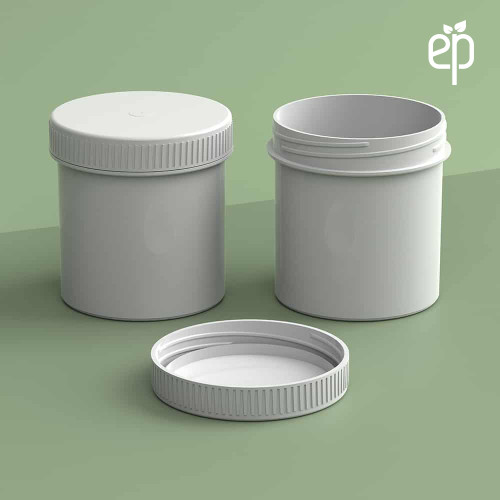 EP-5310 Plant-Based Screw Top Jar – Sustainable Container and Cap - 2500 Quantity