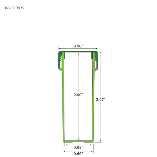 EP-2209 BioMax™ Plant-Based Containers –  Jar and Cap  - 2500 Quanti...