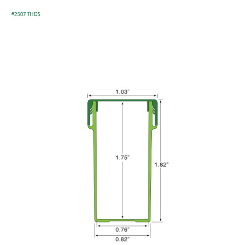 EP-2507 BioMax™ Plant-Based Containers –  Jar and Cap - 2500 Quantity