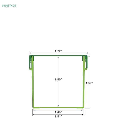 EP-4305 BioMax™ Plant-Based Containers –  Jar and Cap - 2500 Quantity