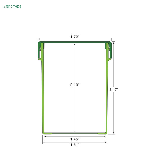 EP-4310 BioMax™ Plant-Based Containers – Jar and Cap - 2500 Quantity