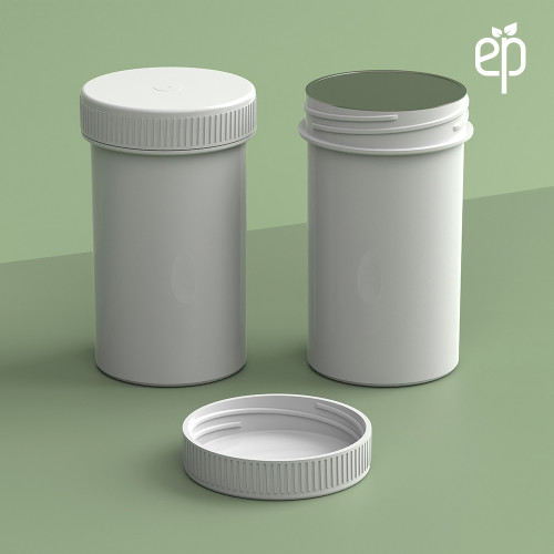 EP-4314 BioMax™ Plant-Based Screw Top Jar – Sustainable Container and Cap - 2500 Quantity
