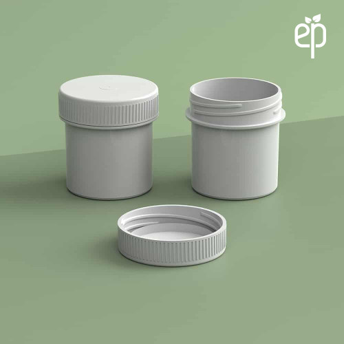 EP-3805 Plant-Based Screw Top Jar – Sustainable Container and Cap - 2500 Quantity