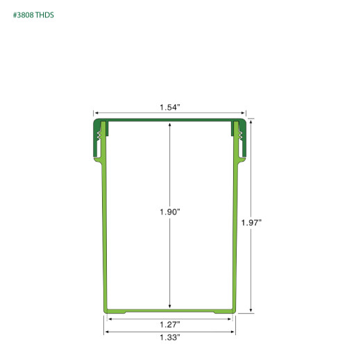 EP-3808 Plant-Based Screw Top Jar – Sustainable Container and Cap - 2500 Quantity