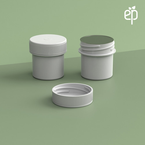 EP-3304 Plant-Based Screw Top Jar – Sustainable Container and Cap - 2500 Quantity