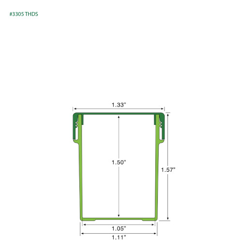 EP-3305 Plant-Based Screw Top Jar – Sustainable Container and Cap - 2500 Quantity