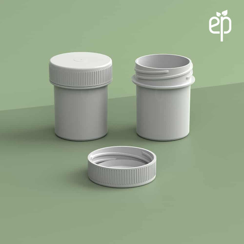 EP-3305 Plant-Based Screw Top Jar – Sustainable Container and Cap - 2500 Quantity