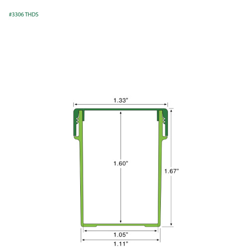 EP-3306 Plant-Based Screw Top Jar – Sustainable Container and Cap - 2500 Quantity