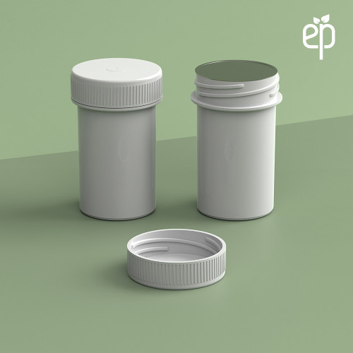 EP-3309 Plant-Based Screw Top Jar – Sustainable Container and Cap - 2500 Quantity