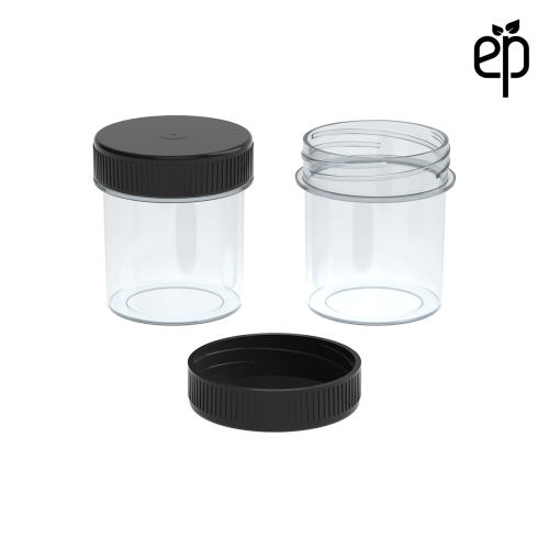 PP-3806 Small Threaded Screw Top Vials and Caps - 2500 Quantity