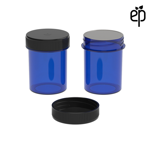 PP-3808 Small Threaded Screw Top Vials and Caps - 2500 Quantity