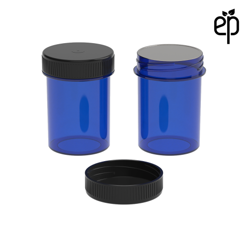 PP-3809 Small Threaded Screw Top Vials and Caps - 2500 Quantity