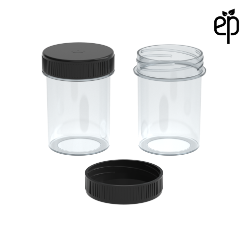 PP-3809 Small Threaded Screw Top Vials and Caps - 2500 Quantity