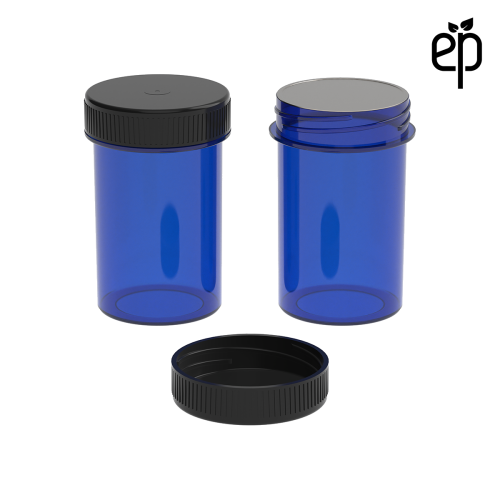 PP-3811 Small Threaded Screw Top Vials and Caps - 2500 Quantity