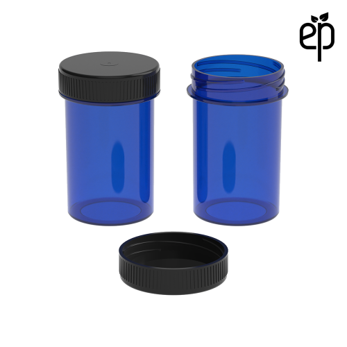 PP-3811 Small Threaded Screw Top Vials and Caps - 2500 Quantity