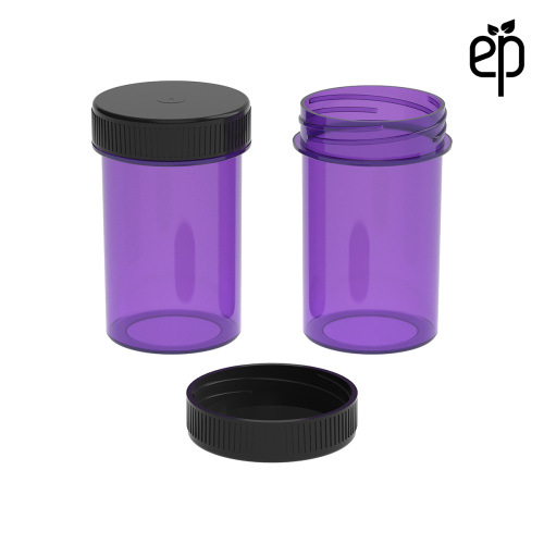 PP-3811 Small Threaded Screw Top Vials and Caps - 2500 Quantity