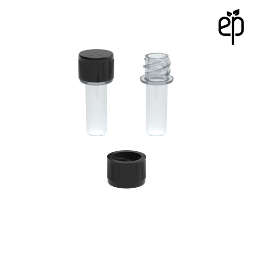 PP-1304 Small Threaded Screw Top Vials and Caps - 2500 Quantity