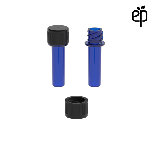 PP-1305 Small Threaded Screw Top Vials and Caps - 2500 Quantity