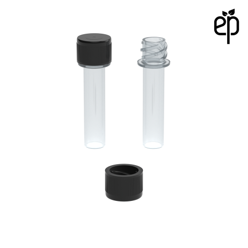 PP-1307 Small Threaded Screw Top Vials and Caps - 2500 Quantity