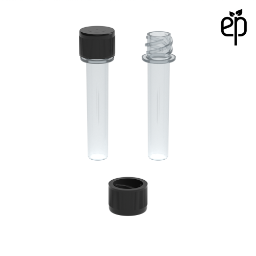 PP-1309 Small Threaded Screw Top Vials and Caps - 2500 Quantity