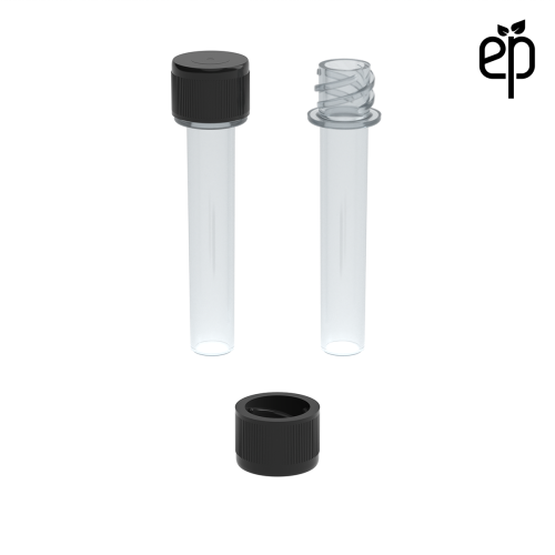 PP-1310 Small Threaded Screw Top Vials and Caps - 2500 Quantity