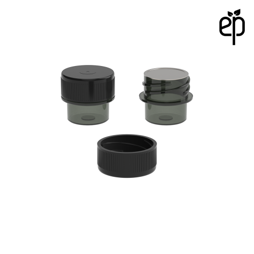 PP-2201 Small Threaded Screw Top Vials and Caps - 2500 Quantity