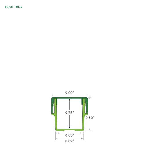 PP-2201 Small Threaded Screw Top Vials and Caps - 2500 Quantity