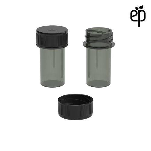 PP-2205 Small Threaded Screw Top Vials and Caps - 2500 Quantity