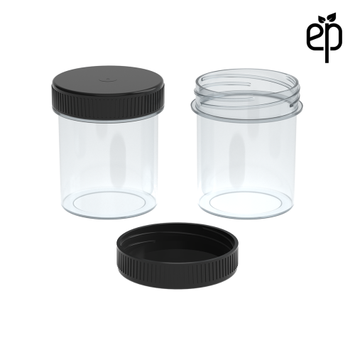 PP-4308 Small Threaded Screw Top Vials and Caps - 2500 Quantity