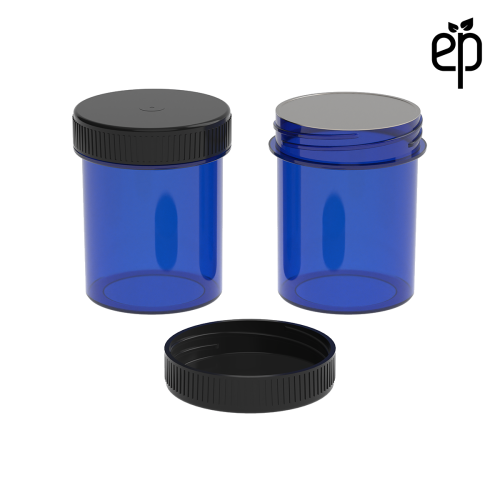 PP-4309 Small Threaded Screw Top Vials and Caps - 2500 Quantity